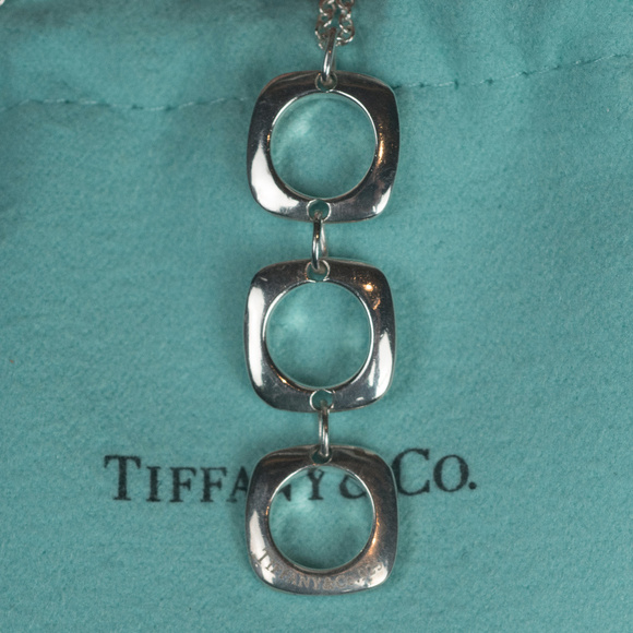 Tiffany & Co. Jewelry - Tiffany & Co. Triple Cushion Square Necklace